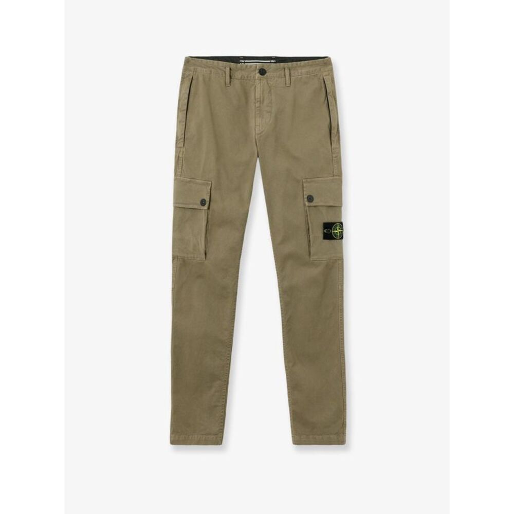 Stone Island Men Cotton Blend Cargo Trousers